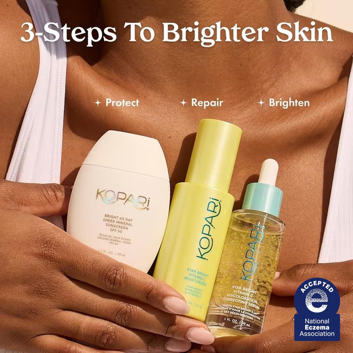 Kopari Bright as Day Sheer Mineral Sunscreen SPF 50 – 100% Mineral Face Sunscreen with Vitamin C & Niacinamide, Sheer Finish for All Skin Tones, 1.7 oz Avelisse
