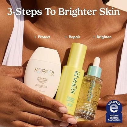 Kopari Bright as Day Sheer Mineral Sunscreen SPF 50 – 100% Mineral Face Sunscreen with Vitamin C & Niacinamide, Sheer Finish for All Skin Tones, 1.7 oz Avelisse