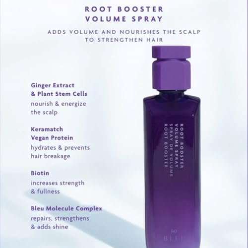 R+Co BLEU Root Booster Volume Spray - Instant Root Lift & Volume for Fine, Thin Hair - Lightweight Formula with Touchable Hold - Color-Safe & Vegan - 6.8 oz Avelisse