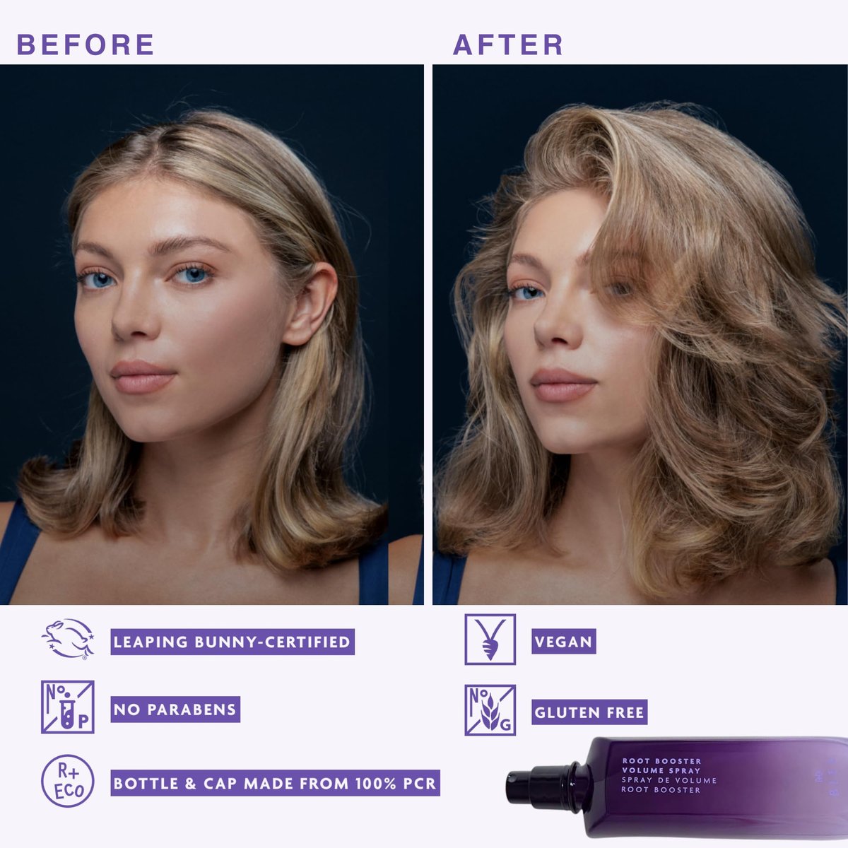 R+Co BLEU Root Booster Volume Spray - Instant Root Lift & Volume for Fine, Thin Hair - Lightweight Formula with Touchable Hold - Color-Safe & Vegan - 6.8 oz Avelisse