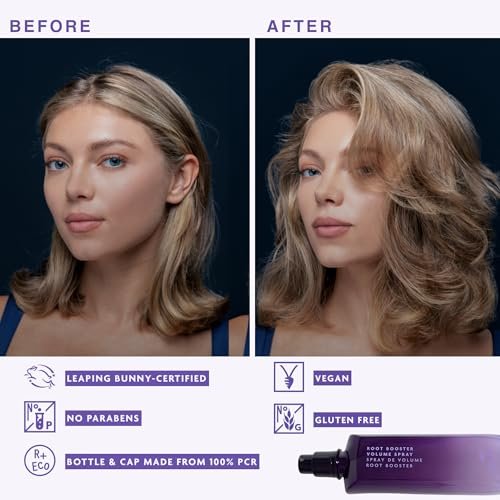 R+Co BLEU Root Booster Volume Spray - Instant Root Lift & Volume for Fine, Thin Hair - Lightweight Formula with Touchable Hold - Color-Safe & Vegan - 6.8 oz Avelisse