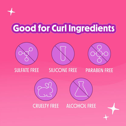 Not Your Mother's Curl Talk Frizz Control Sculpting Gel, Defining Cream & Refreshing Curl Foam (3-Pack) - Rice Curl Complex - For All Curly Hair Types Avelisse