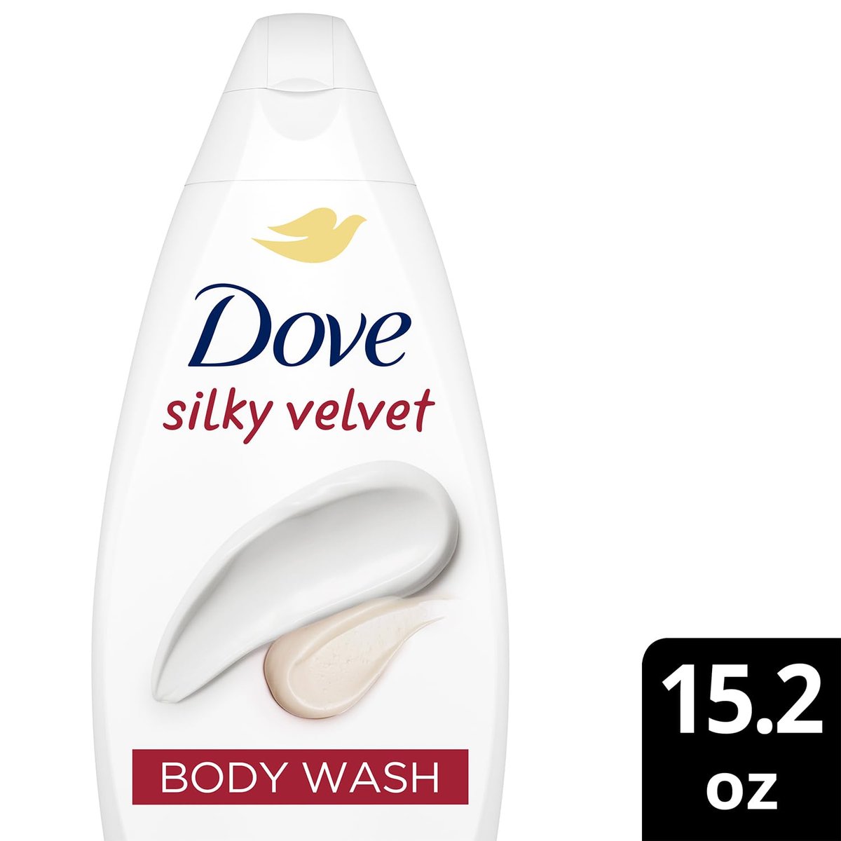 Dove Silky Velvet Body Wash 2-Pack - Luxurious Moisturizing Cleanser for Smooth, Soft Skin, 15.22 oz Each Avelisse