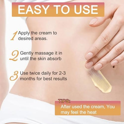SEWOG Belly Firming Cream - Body Cream for Skin Tightening on Stomach, Thighs, and More - Firming & Moisturizing Body Tightening Cream (2.03 Fl Oz)