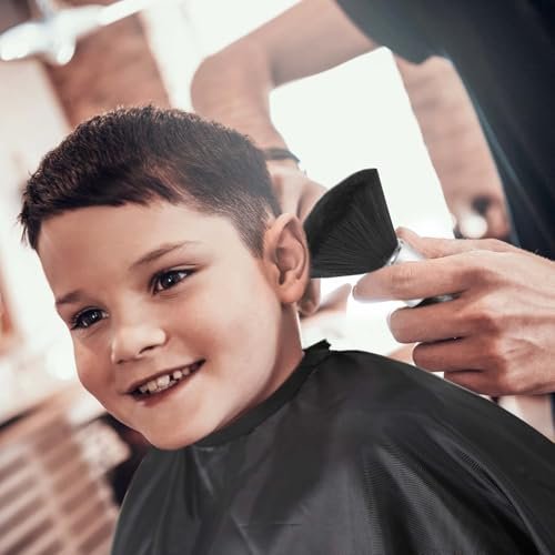 Professional Haircut Cape with Adjustable Snap Closure and Neck Duster Brush – Omvoina Salon Barber Cape for Unisex - görsel 10