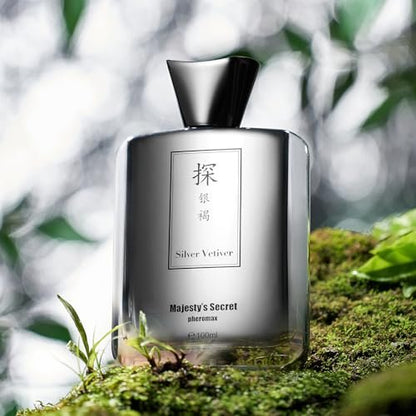 Fresh Woody Cologne for Men - 50ml Eau de Parfum with Grapefruit, Sage & Vetiver Notes – Long-Lasting Clean Masculine Fragrance for Office & Daily Wear (TAN Silver Vetiver)