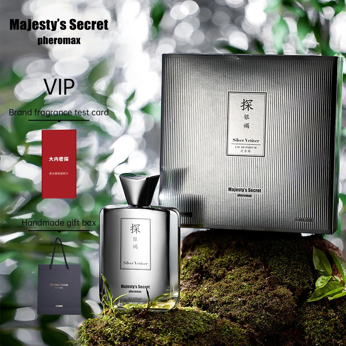 Fresh Woody Cologne for Men - 50ml Eau de Parfum with Grapefruit, Sage & Vetiver Notes – Long-Lasting Clean Masculine Fragrance for Office & Daily Wear (TAN Silver Vetiver) - görsel 11