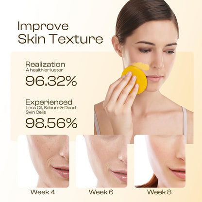 Turmeric Kojic Acid Cleansing Pads - 50 PCS Exfoliating Face Wipes for Balanced Skin Oil