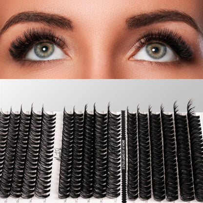 DIY Lash Extensions Kit 320pcs Individual Lashes Clusters 40D 50D 100D with Applicator, Bond & Seal, Remover – Mix 11-20mm (40D+50D+100D Kit)