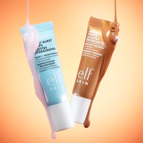 e.l.f. SKIN The Hottest Drops Duo: Holy Hydration! Thirst Burst & Bronzing Skincare Set for Dewy, Sun-Kissed Look - görsel 14