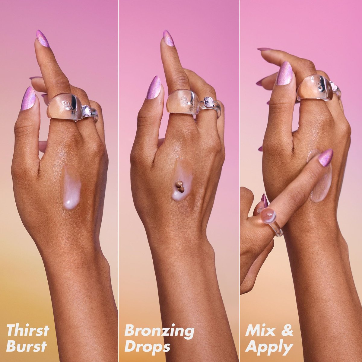 e.l.f. SKIN The Hottest Drops Duo: Holy Hydration! Thirst Burst & Bronzing Skincare Set for Dewy, Sun-Kissed Look - görsel 7