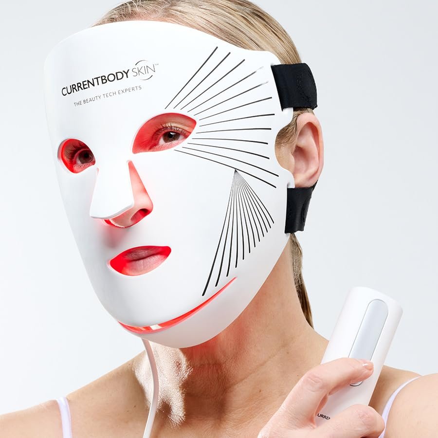 CurrentBody Skin LED Light Therapy Mask: Series 2 – Professional-Grade Anti-Aging & Acne Treatment at Home Avelisse