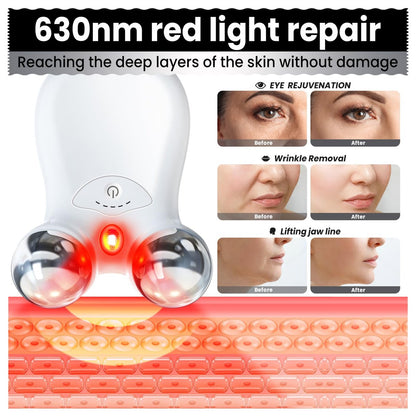 Hunvva Microcurrent Facial Device with Red Light Therapy - EP-300 for Lifting & Tightening Skin Avelisse