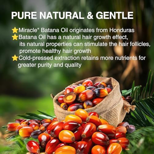 Batana Oil Hair Growth Shampoo - Strengthening Regrowth Shampoo for Men & Women with Thinning Hair & Hair Loss, Infused with Rosemary & Mint Oil, Nourishes Scalp, Sulfate Free, 10.15 fl oz Avelisse