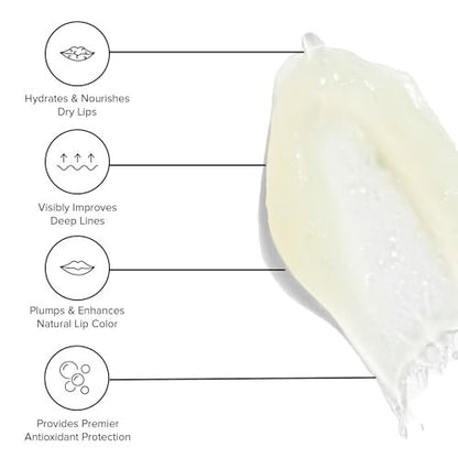 DRMTLGY C Balm: Antioxidant Lip Treatment Balm & Lip Oil with Supercharged Vitamin C, Hyaluronic Acid Serum for Deep Hydration, Smooths Lip Lines & Wrinkles, Plumps Dry, Chapped Lips Avelisse