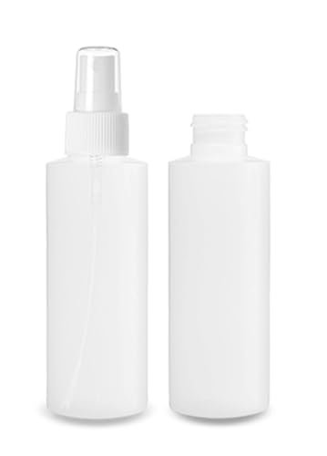 ljdeals 4 oz Plastic Spray Bottles Fine Mist Refillable Empty Bottles for Household Use Essential Oils Perfumes Travel Size Pack of 2 Made in USA - görsel 4