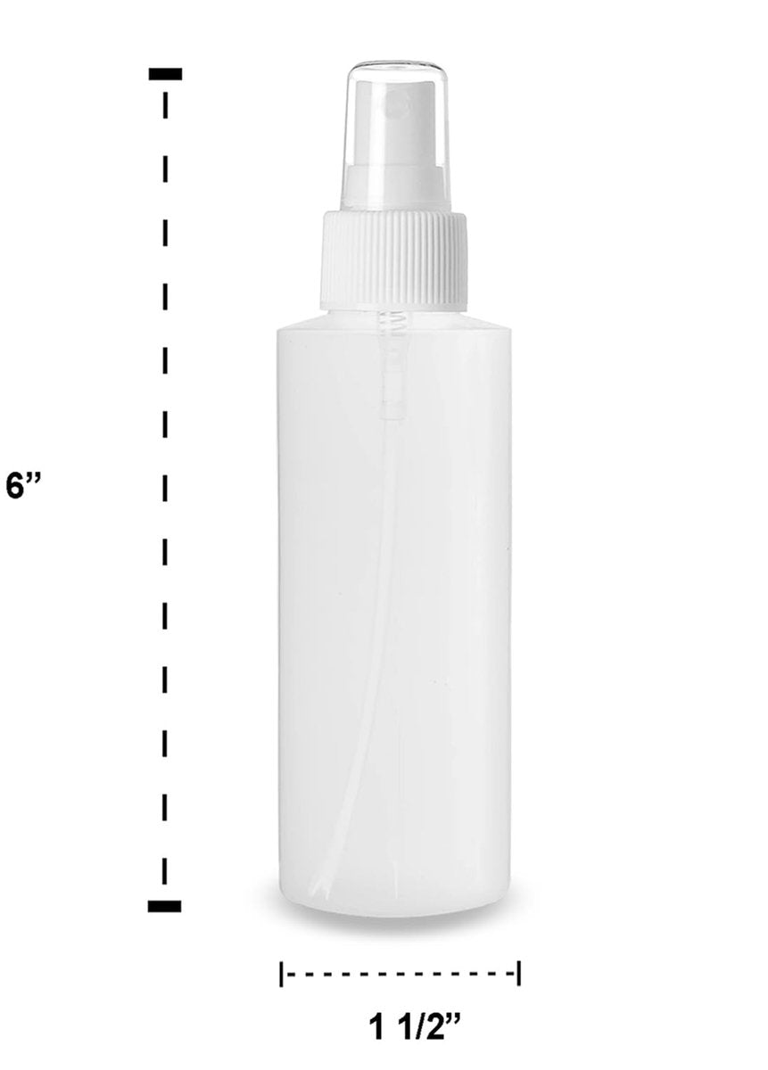 ljdeals 4 oz Plastic Spray Bottles Fine Mist Refillable Empty Bottles for Household Use Essential Oils Perfumes Travel Size Pack of 2 Made in USA - görsel 5