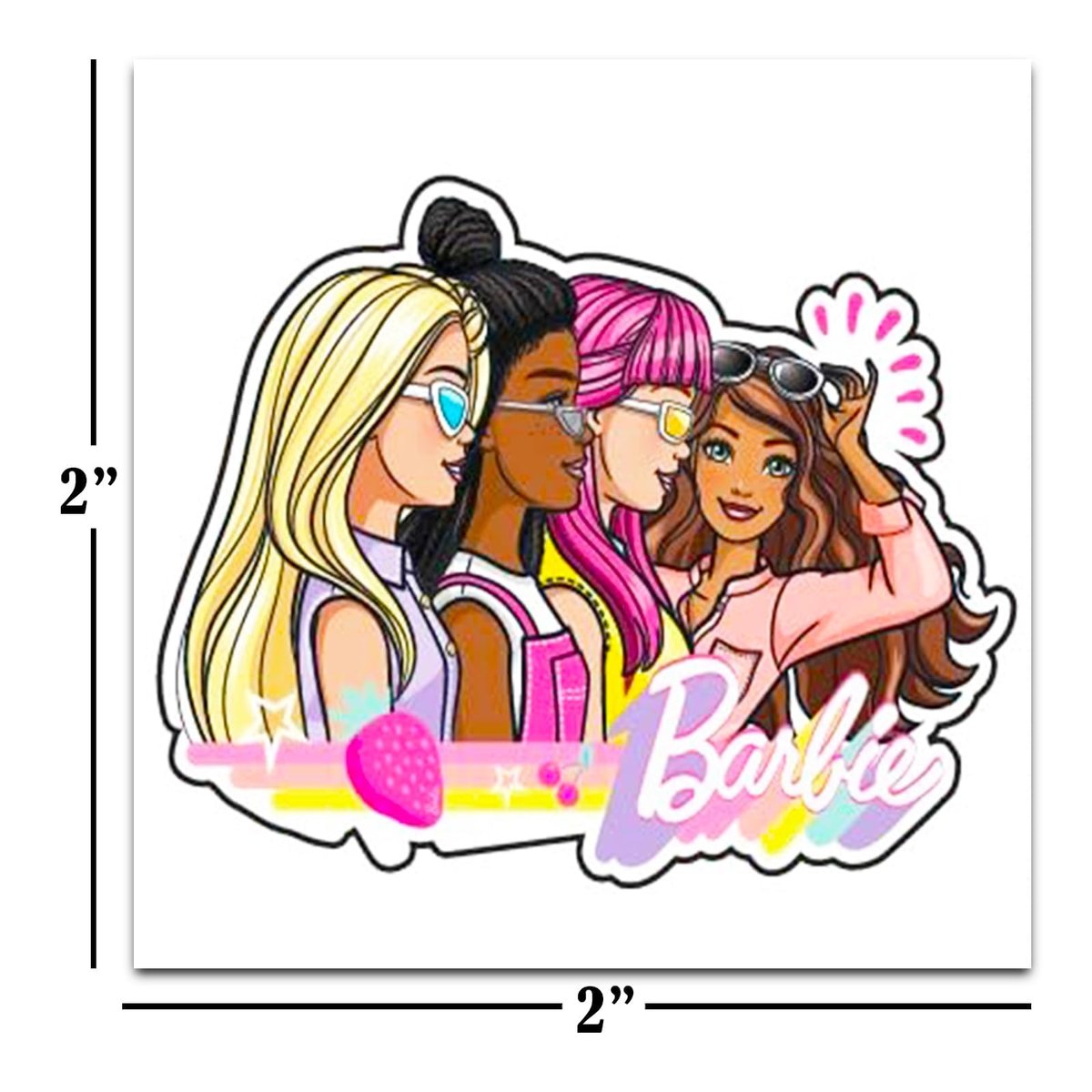 Barbie Tattoos Party Favors Bundle – 72 Individual Temporary Tattoos for Kids, Boys & Girls (Barbie Party Supplies) - görsel 3