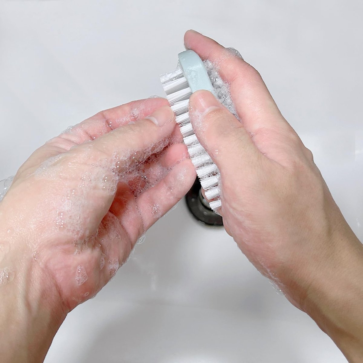 4-Pack Two-Sided Nail Brush for Cleaning Fingernails – Soft & Stiff Bristles Hand Scrubber for Men, Women, Kids - görsel 9