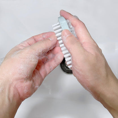 4-Pack Two-Sided Nail Brush for Cleaning Fingernails – Soft & Stiff Bristles Hand Scrubber for Men, Women, Kids