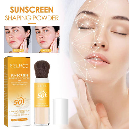 Dulele Sunscreen Setting Powder 2-Pack: SPF 50 Mineral Matte Finish Loose Face Powder, Translucent Oil Control, Minimizes Fine Lines & Pores Avelisse