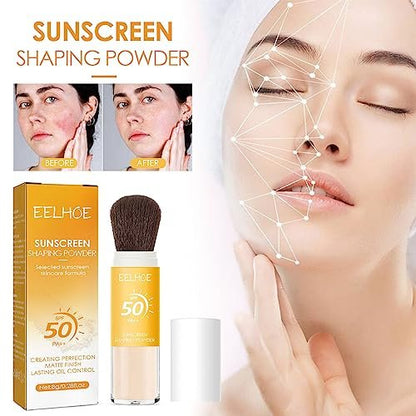 Dulele Sunscreen Setting Powder 2-Pack: SPF 50 Mineral Matte Finish Loose Face Powder, Translucent Oil Control, Minimizes Fine Lines & Pores Avelisse