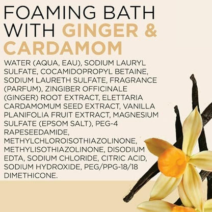 Dr Teal's Cozy Vanilla Season Comfort Pure Epsom Salt Soak and Foaming Bath Duo Pack Avelisse
