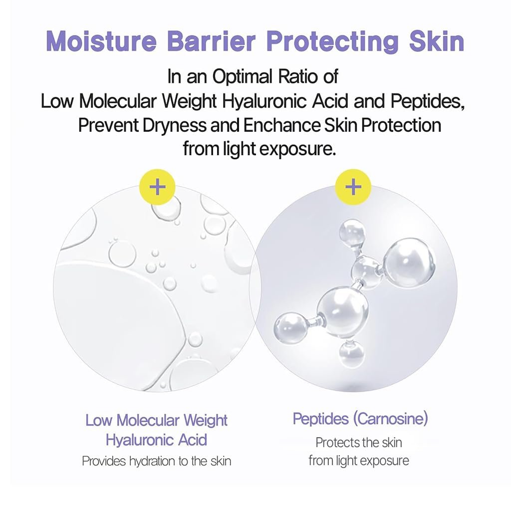 Espoir Water Splash Sun Serum SPF50+ PA+++ - 3,000ppm Caffeine, Hydrating Sunscreen for Face, Vegan, 1.69 Fl Oz Avelisse