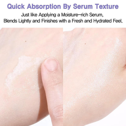 Espoir Water Splash Sun Serum SPF50+ PA+++ - 3,000ppm Caffeine, Hydrating Sunscreen for Face, Vegan, 1.69 Fl Oz Avelisse