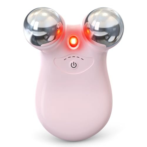 Hunvva Microcurrent Facial Device with Red Light Therapy – Lift, Tighten, and Smooth Wrinkles at Home Avelisse