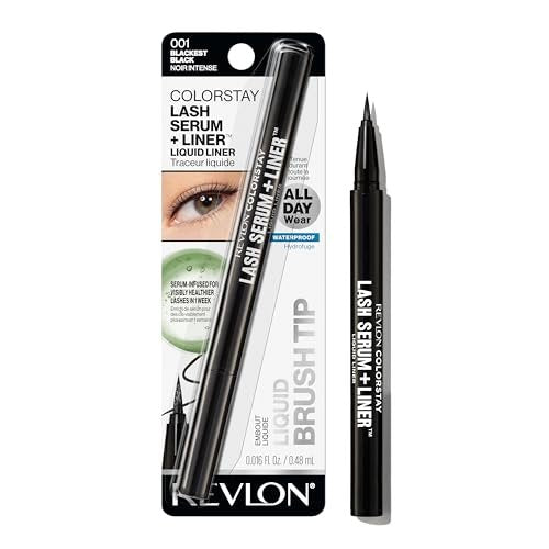 REVLON ColorStay Lash Serum + Liner - Waterproof Eyeliner with Flexible Brush Tip, 001 Blackest Black - görsel 2
