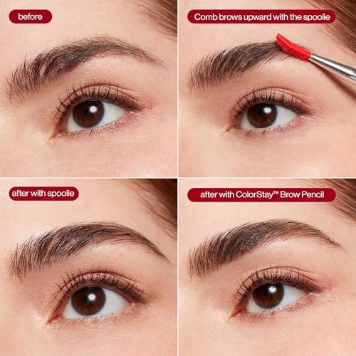 Revlon Lash & Brow Styling Tool - Dual Ended Eyelash Separator & Eyebrow Brush Spoolie for Mascara & Brow Makeup - görsel 12