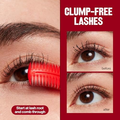 Revlon Lash & Brow Styling Tool - Dual Ended Eyelash Separator & Eyebrow Brush Spoolie for Mascara & Brow Makeup - görsel 10
