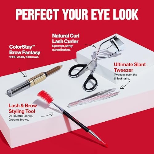 Revlon Lash & Brow Styling Tool - Dual Ended Eyelash Separator & Eyebrow Brush Spoolie for Mascara & Brow Makeup - görsel 16