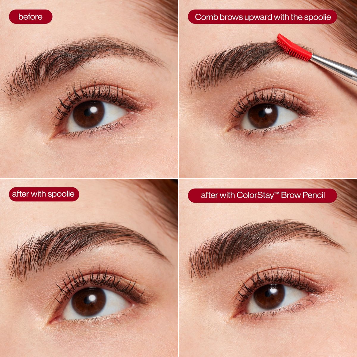 Revlon Lash & Brow Styling Tool - Dual Ended Eyelash Separator & Eyebrow Brush Spoolie for Mascara & Brow Makeup - görsel 11