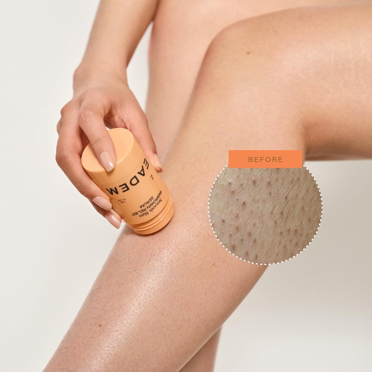 EADEM Smooth Slate Ingrown Hair Roller Serum - Targets Bumps & Trapped Hairs, Fades Dark Spots with AHAs & Tyrosinase, Slows Ingrown Hair Regrowth Avelisse
