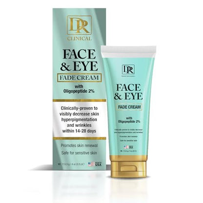 Daggett & Ramsdell Face and Eye Fade Cream with Oligopeptide 2% – Hyperpigmentation & Wrinkle Treatment, 4 oz, Safe for Sensitive Skin