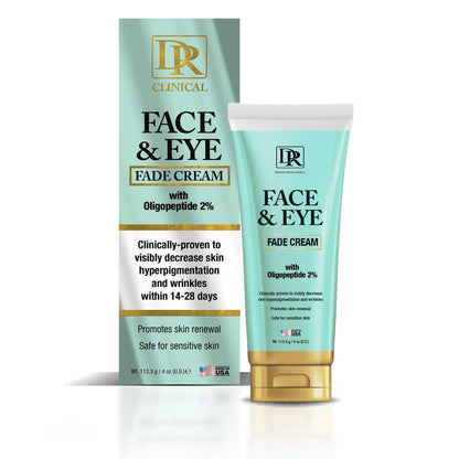 Daggett & Ramsdell Face and Eye Fade Cream with Oligopeptide 2% – Hyperpigmentation & Wrinkle Treatment, 4 oz, Safe for Sensitive Skin