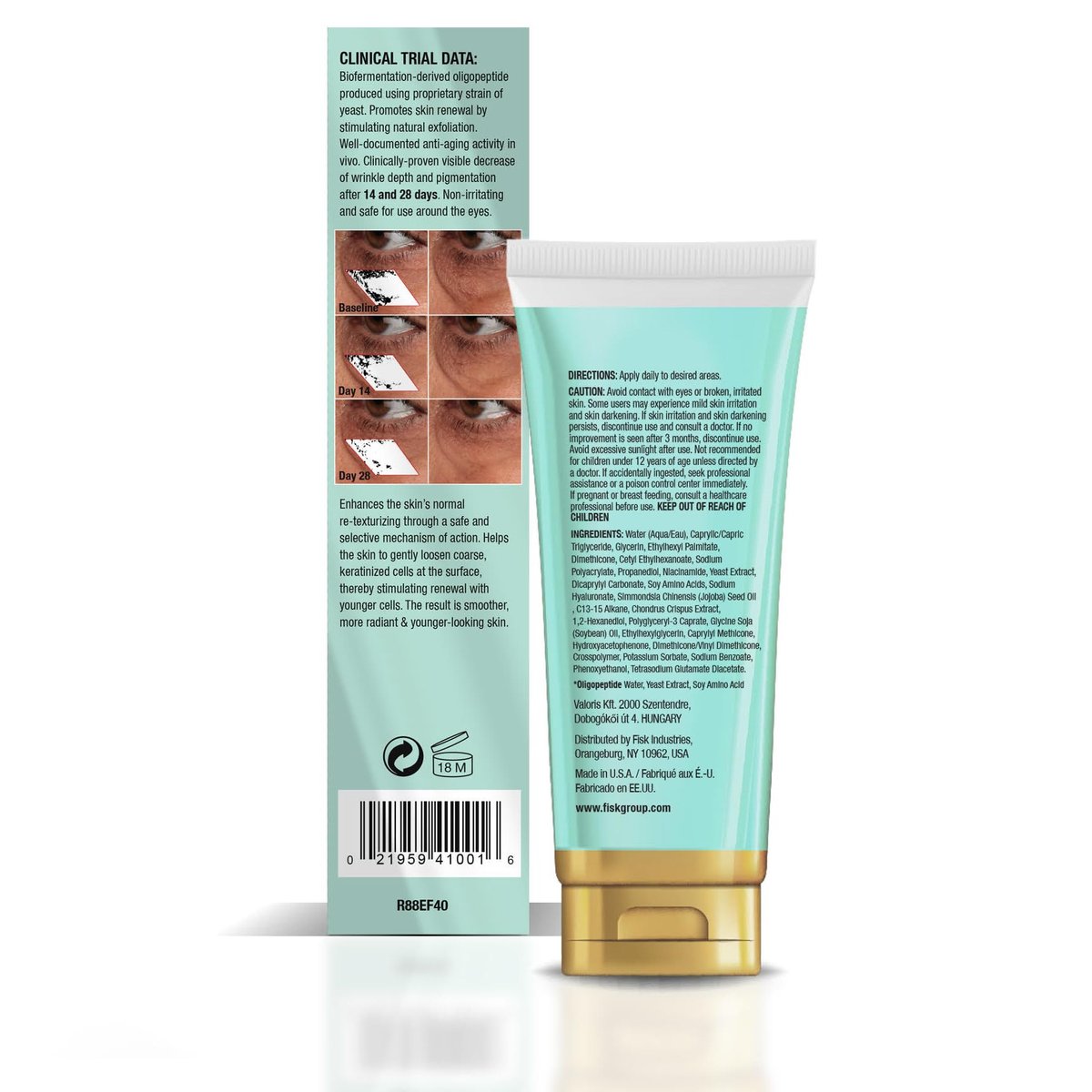 Daggett & Ramsdell Face and Eye Fade Cream with Oligopeptide 2% – Hyperpigmentation & Wrinkle Treatment, 4 oz, Safe for Sensitive Skin - görsel 5