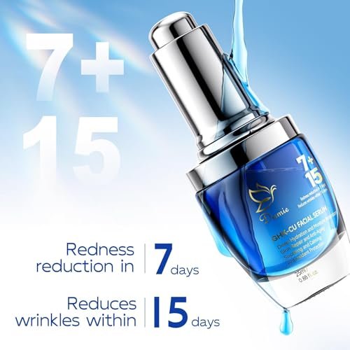 Copper Peptides Serum for Face - Peptides Collagen Renewal & Anti-Aging Serum with GHK-Cu, EGF, Hyaluronic Acid - Anti Wrinkle, Firming, Moisturizing Korean Skin Care, 25mL/0.88 Fl Oz Avelisse