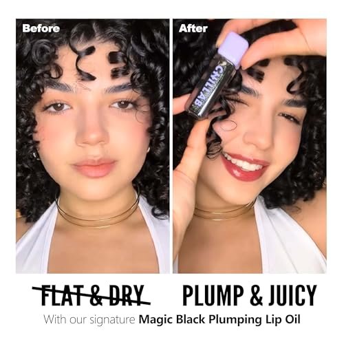 Chillab Magic Black Plumping Lip Oil - Hydrating, Color-Adapting, High-Shine Gloss, Non-Sticky, Nourishing & Long-Lasting Lip Treatment - görsel 10