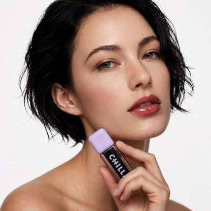 Chillab Magic Black Plumping Lip Oil - Hydrating, Color-Adapting, High-Shine Gloss, Non-Sticky, Nourishing & Long-Lasting Lip Treatment