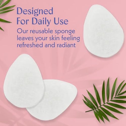 Berkland 12-Pack Facial Sponge Buff for Exfoliating – Gentle Daily Face Exfoliator Pads for Dead Skin & Makeup Removal, Reusable Exfoliating Pads for All Skin Types, Spa-Quality at Home