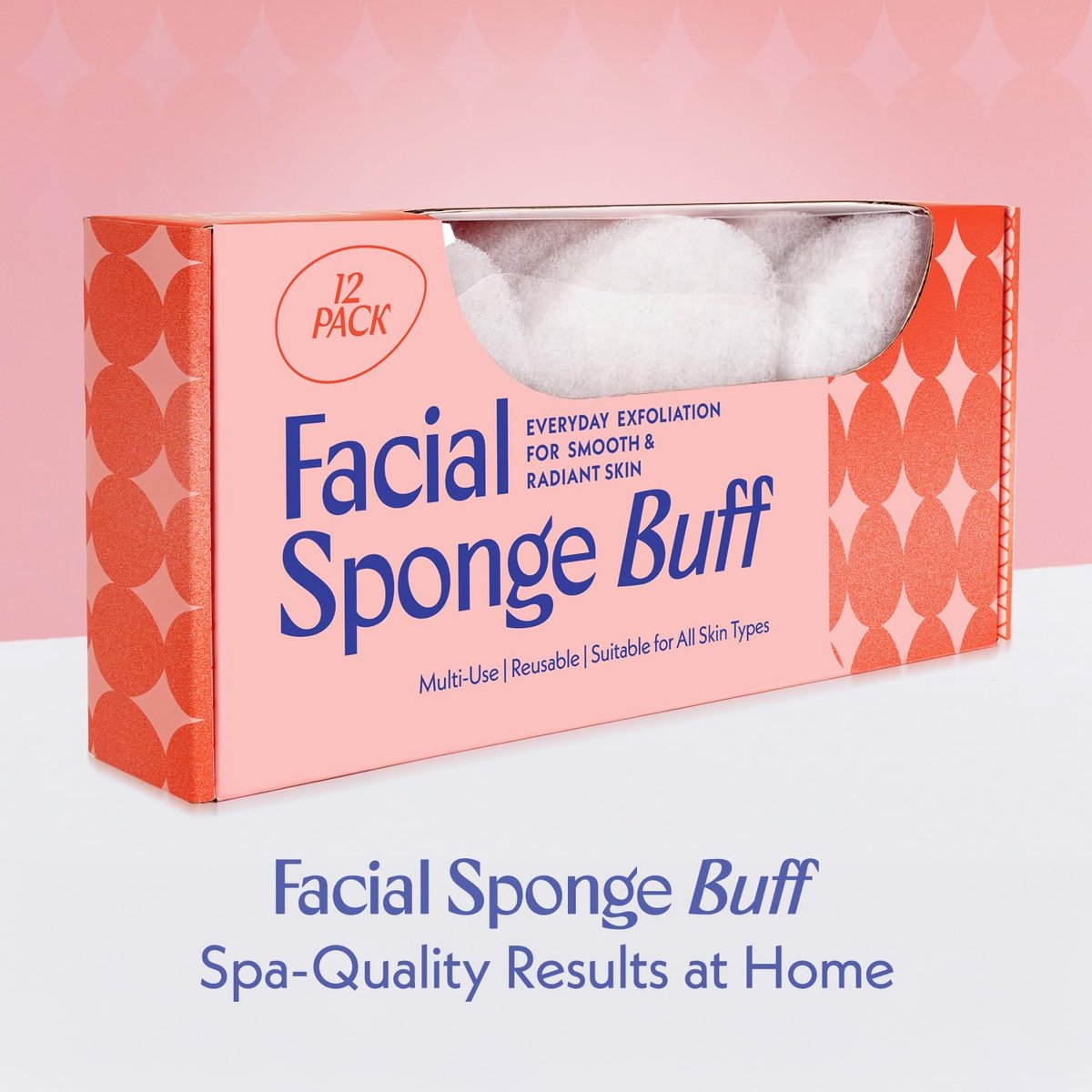 Berkland 12-Pack Facial Sponge Buff for Exfoliating – Gentle Daily Face Exfoliator Pads for Dead Skin & Makeup Removal, Reusable Exfoliating Pads for All Skin Types, Spa-Quality at Home - görsel 7