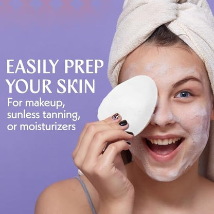Berkland 12-Pack Facial Sponge Buff for Exfoliating – Gentle Daily Face Exfoliator Pads for Dead Skin & Makeup Removal, Reusable Exfoliating Pads for All Skin Types, Spa-Quality at Home