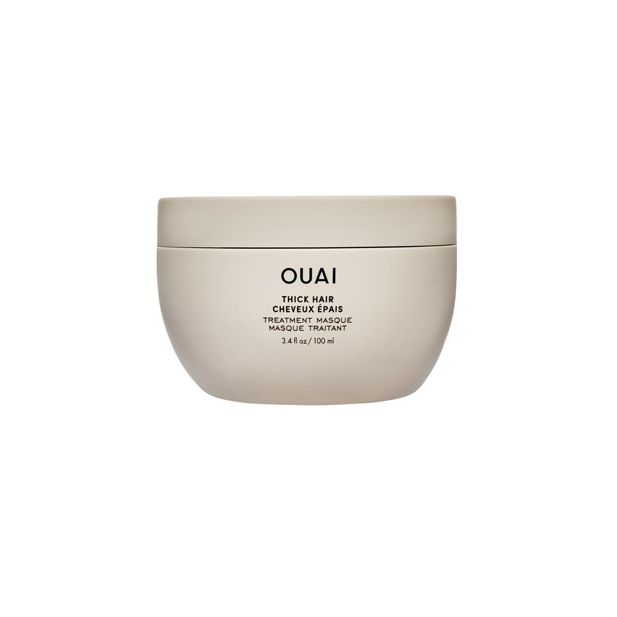 OUAI Thick Hair Mask - Restorative Treatment Masque with Almond Oil, Olive Oil & Hydrolyzed Keratin for Damaged Hair - Phthalate & Paraben Free - 3.4 oz Avelisse