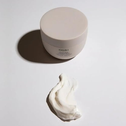 OUAI Thick Hair Mask - Restorative Treatment Masque with Almond Oil, Olive Oil & Hydrolyzed Keratin for Damaged Hair - Phthalate & Paraben Free - 3.4 oz Avelisse