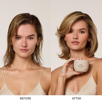 OUAI Fine to Medium Hair Treatment Masque - Hydrating Hair Mask with Shea Butter, Keratin & Panthenol - Repair, Shine & Moisture (3.4 oz)