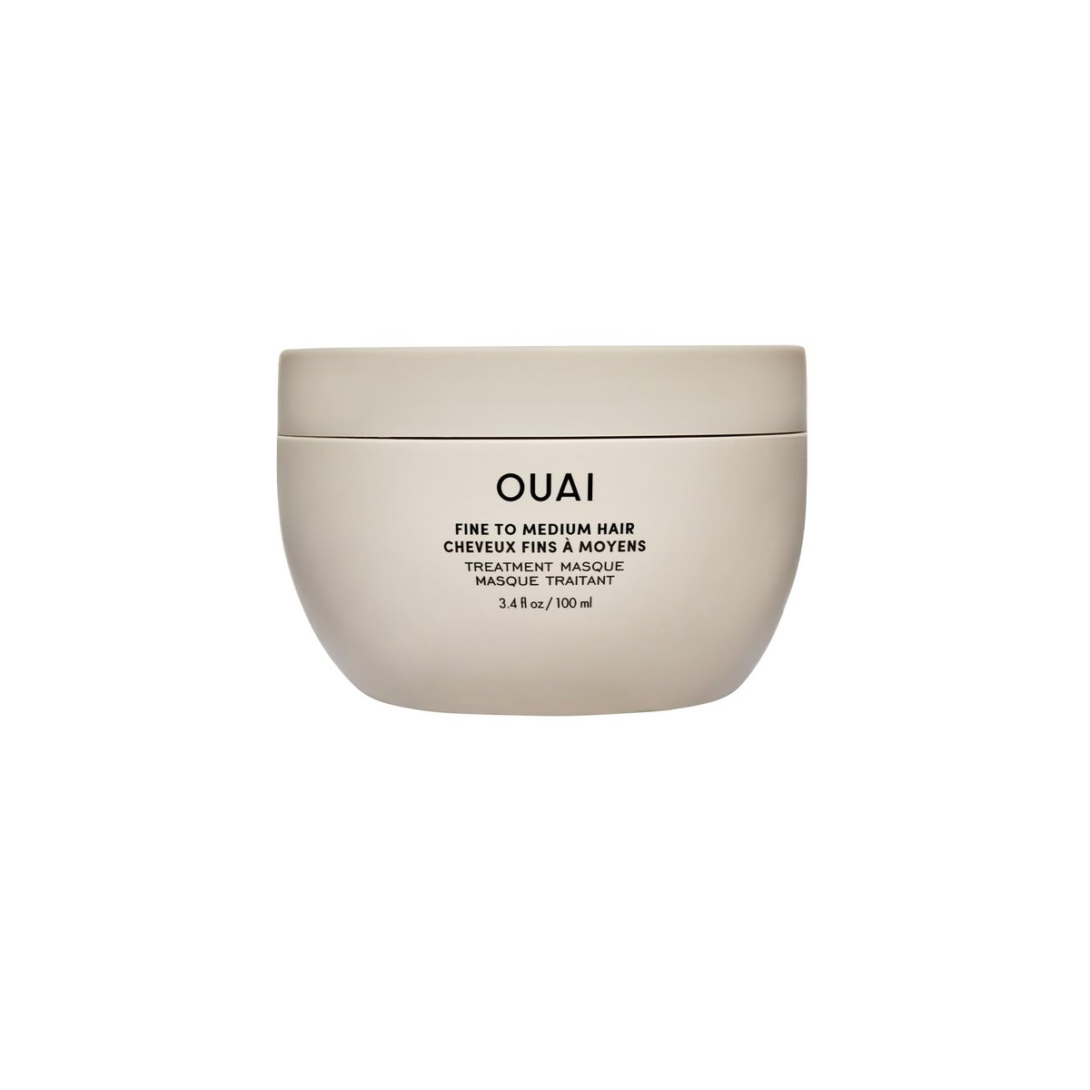 OUAI Fine to Medium Hair Treatment Masque - Hydrating Hair Mask with Shea Butter, Keratin & Panthenol - Repair, Shine & Moisture (3.4 oz) - görsel 1