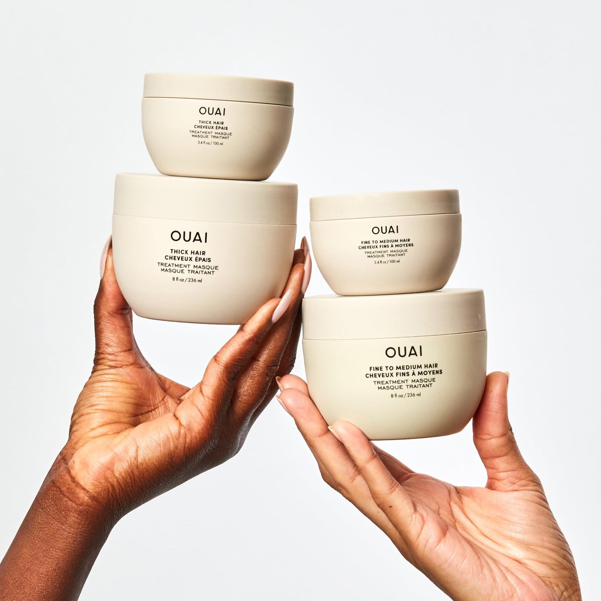 OUAI Fine to Medium Hair Treatment Masque - Hydrating Hair Mask with Shea Butter, Keratin & Panthenol - Repair, Shine & Moisture (3.4 oz) - görsel 15